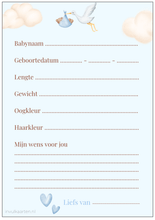 Afbeelding in Gallery-weergave laden, babyshower invulkaarten | babyshower kaarten
