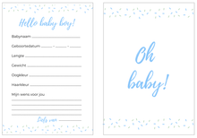 Afbeelding in Gallery-weergave laden, babyshower invulkaarten | babyshower kaarten