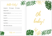 Afbeelding in Gallery-weergave laden, babyshower invulkaarten | babyshower kaarten
