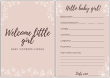 Afbeelding in Gallery-weergave laden, babyshower invulkaarten | babyshower kaarten