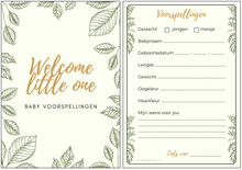 Afbeelding in Gallery-weergave laden, babyshower invulkaarten | babyshower kaarten