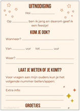 Afbeelding in Gallery-weergave laden, Uitnodiging kinderfeestje