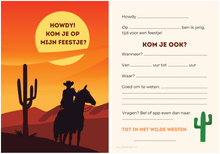 Afbeelding in Gallery-weergave laden, Uitnodiging kinderfeestje