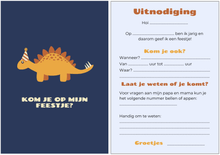 Afbeelding in Gallery-weergave laden, Uitnodiging kinderfeestje