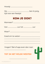 Afbeelding in Gallery-weergave laden, Uitnodiging kinderfeestje