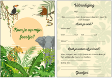 Afbeelding in Gallery-weergave laden, Uitnodiging kinderfeestje
