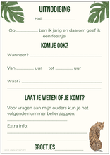 Afbeelding in Gallery-weergave laden, Uitnodiging kinderfeestje