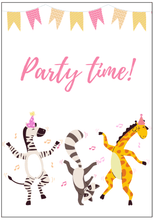 Afbeelding in Gallery-weergave laden, Uitnodiging kinderfeestje