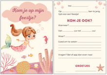 Afbeelding in Gallery-weergave laden, Uitnodiging kinderfeestje