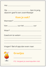 Afbeelding in Gallery-weergave laden, Uitnodiging kinderfeestje
