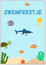 Afbeelding in Gallery-weergave laden, Uitnodiging kinderfeestje