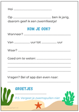 Afbeelding in Gallery-weergave laden, Uitnodiging kinderfeestje