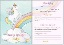 Afbeelding in Gallery-weergave laden, Uitnodiging kinderfeestje