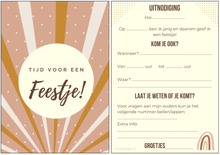 Afbeelding in Gallery-weergave laden, Uitnodiging kinderfeestje