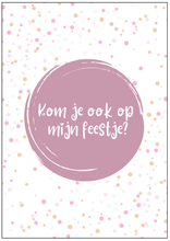 Afbeelding in Gallery-weergave laden, Uitnodiging kinderfeestje