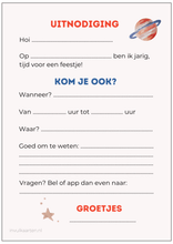 Afbeelding in Gallery-weergave laden, Uitnodiging kinderfeestje