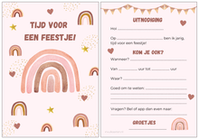 Afbeelding in Gallery-weergave laden, Uitnodiging kinderfeestje