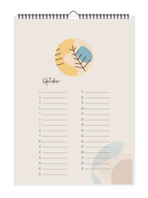 Afbeelding in Gallery-weergave laden, verjaardagskalender