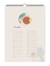 Afbeelding in Gallery-weergave laden, verjaardagskalender