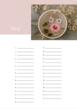 Afbeelding in Gallery-weergave laden, verjaardagskalender