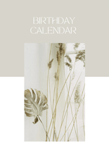 Afbeelding in Gallery-weergave laden, verjaardagskalender