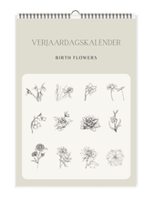 Afbeelding in Gallery-weergave laden, verjaardagskalender