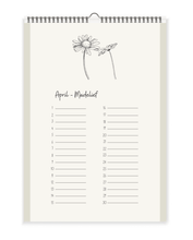 Afbeelding in Gallery-weergave laden, verjaardagskalender