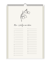 Afbeelding in Gallery-weergave laden, verjaardagskalender