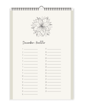 Afbeelding in Gallery-weergave laden, verjaardagskalender