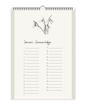 Afbeelding in Gallery-weergave laden, verjaardagskalender